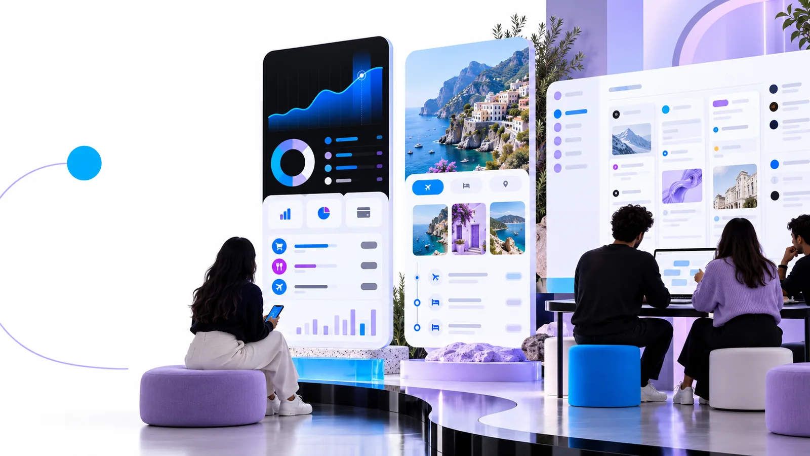 App Design landing visual presented as a starting point for a product design discussion